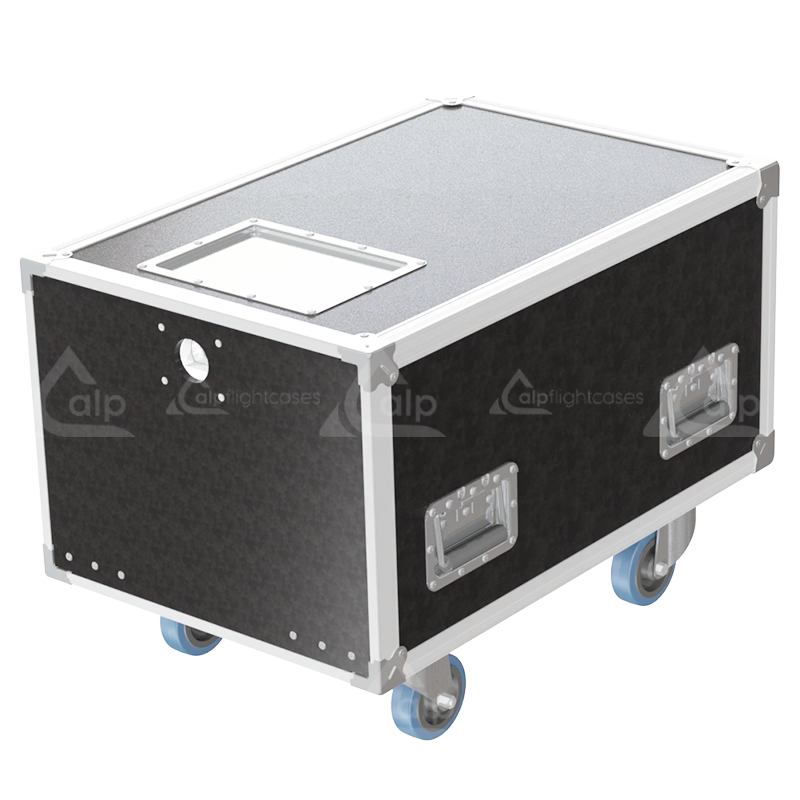 Flight Case SPEEDY-BOX, 12X MIC STAND H700mm - WHEELS