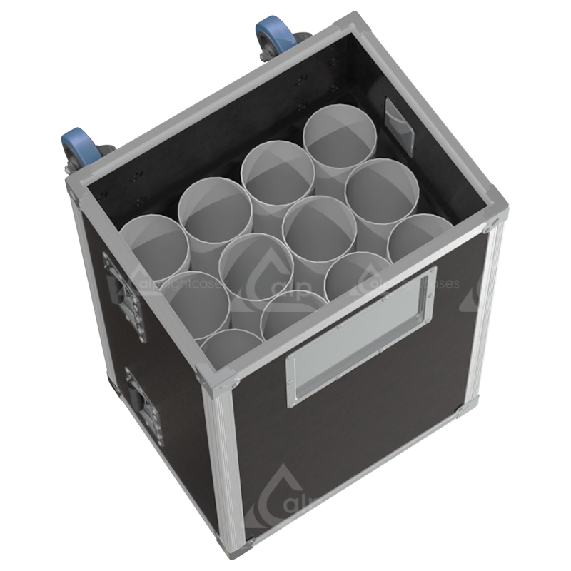 ALP FLIGHT CASES SPEEDY-BOX 12X MIC STAND H700mm