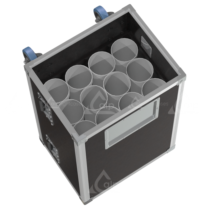 ALP FLIGHT CASES SPEEDY-BOX 12X MIC STAND H700mm