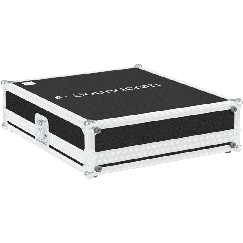 SOUNDCRAFT SI COMPACT 16 LATERAL SIDE VIEW FLIGHT CASE