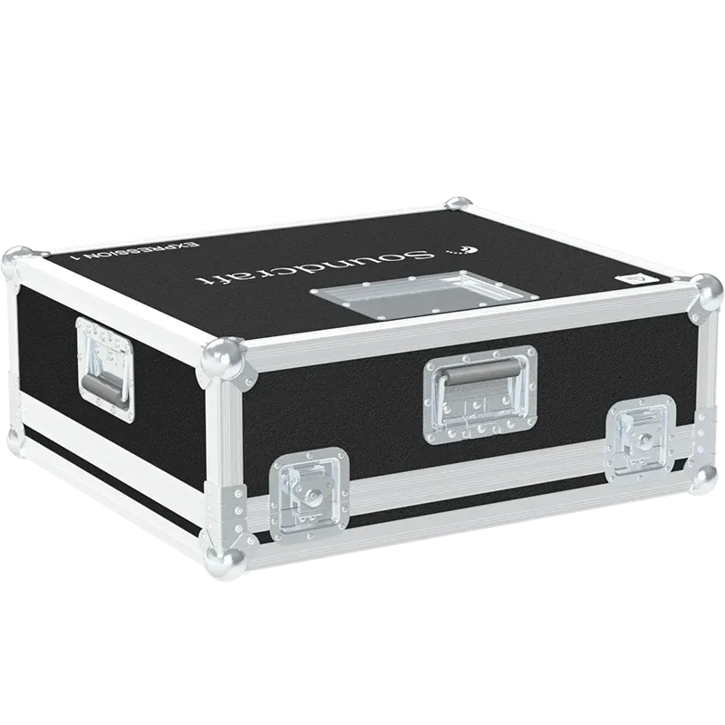 SOUNDCRAFT SIGNATURE 22 LATERAL SIDE VIEW FLIGHT CASE