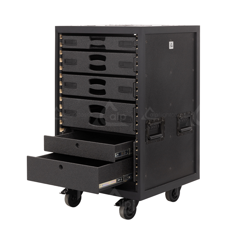 ALP FLIGHT CASES STRUCTURE CART RACK RENT 12U