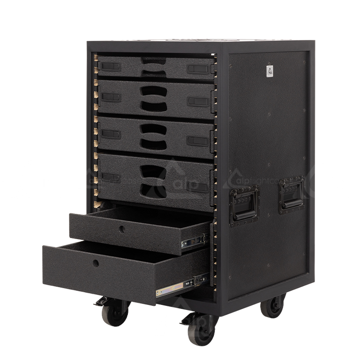 ALP FLIGHT CASES STRUCTURE CART RACK RENT 12U