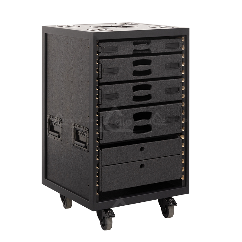 ALP FLIGHT CASES STRUCTURE CART RACK RENT 12U
