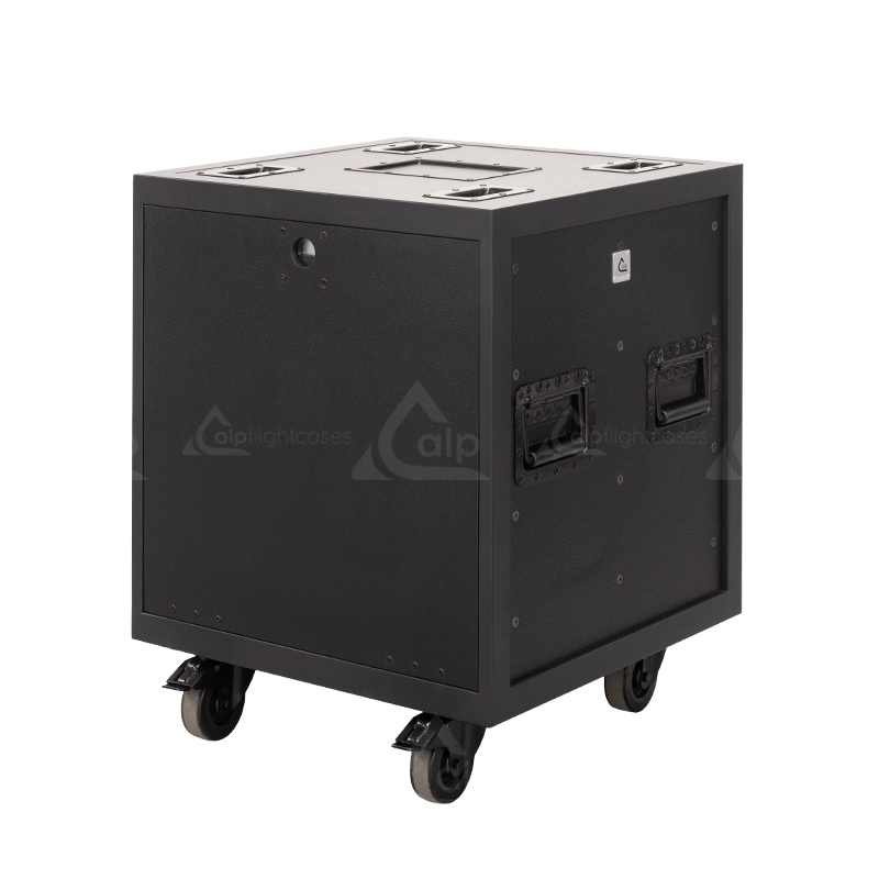 Flight Case STRUCTURE CART RACK RENT 8U - WHEELS