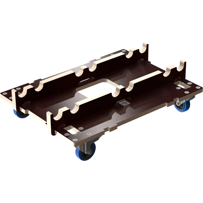 ALP FLIGHT CASES DOLLY STRUCTURE SPACER 2X QTKFT500