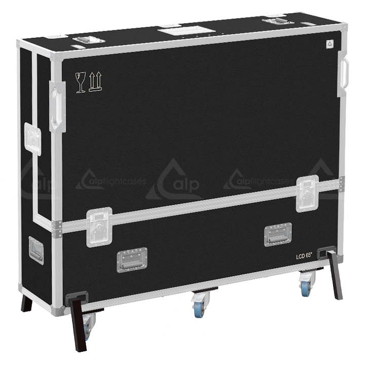 <tc><transcy>ALP FLIGHT CASES 1x LCD ÉLÉVATEUR 55" - 65" AVEC MOTEUR - ROULETTES</transcy></tc>