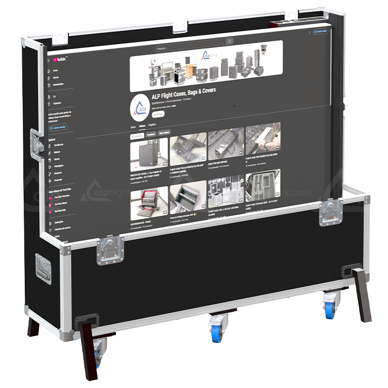 ALP FLIGHT CASES 1x LCD LIFT 75" - 86" WITH MOTOR