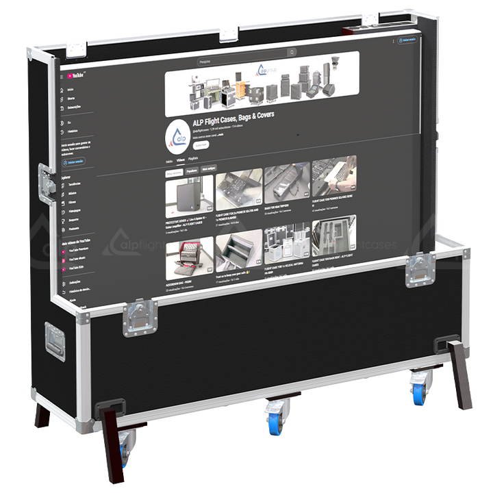 ALP FLIGHT CASES 1x LCD LIFT 75" - 86" WITH MOTOR