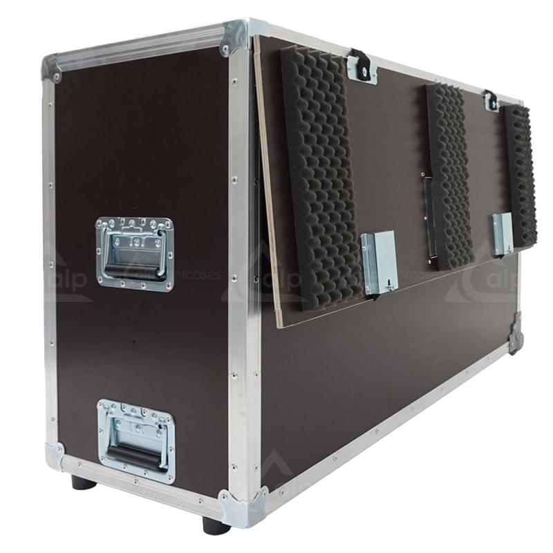 <tc><transcy>ALP FLIGHT CASES SPEEDY-BOX 2X ÉCRANS VIDÉO AJUSTABLE 32"-46" - ROULETTES</transcy></tc>