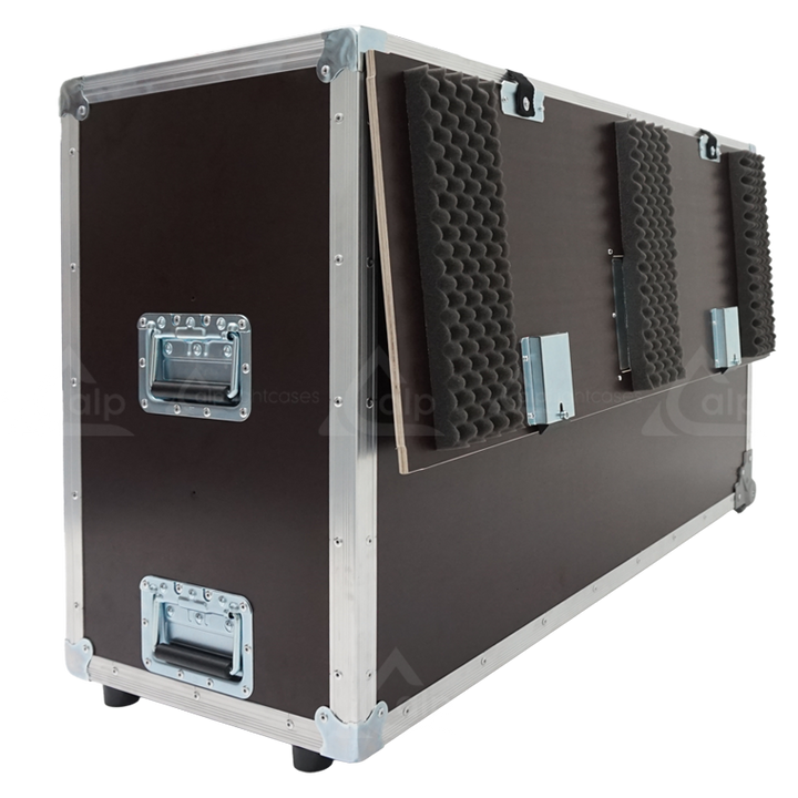 <tc><transcy>ALP FLIGHT CASES SPEEDY-BOX 2X ÉCRANS VIDÉO AJUSTABLE 32"-46" - ROULETTES</transcy></tc>