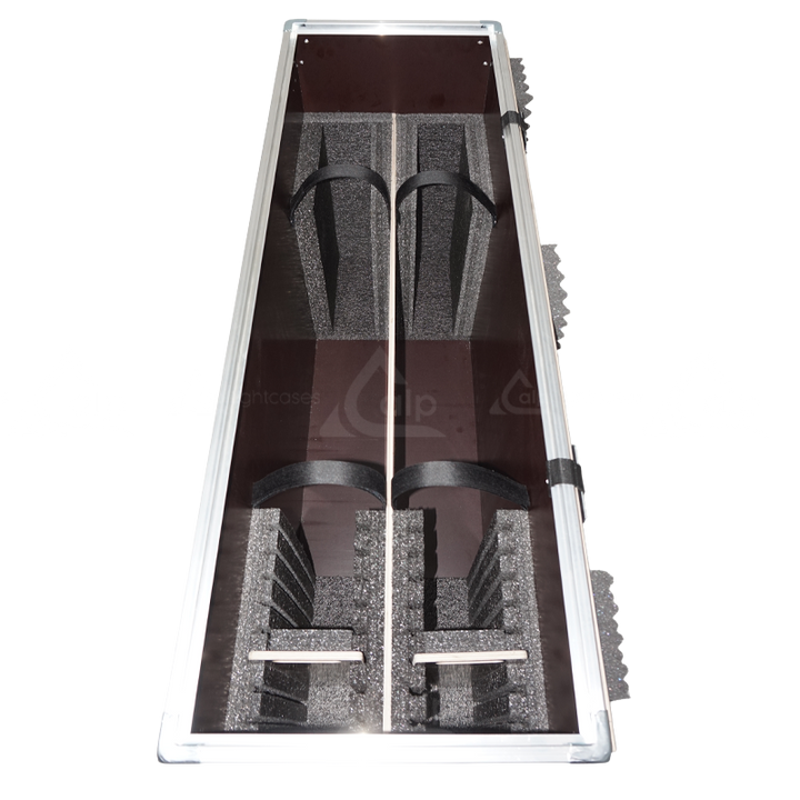 <tc><transcy>ALP FLIGHT CASES SPEEDY-BOX 2X ÉCRANS VIDÉO AJUSTABLE 32"-46" - ROULETTES</transcy></tc>