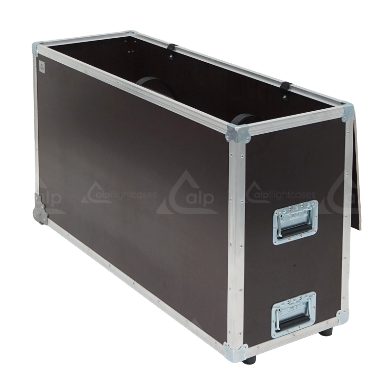 Flight Case SPEEDY-BOX 2X LCD AJUSTABLE 46"-58" - WHEELS