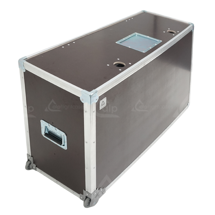 <tc><transcy>ALP FLIGHT CASES SPEEDY-BOX 2X ÉCRANS VIDÉO AJUSTABLE 32"-46" - ROULETTES</transcy></tc>