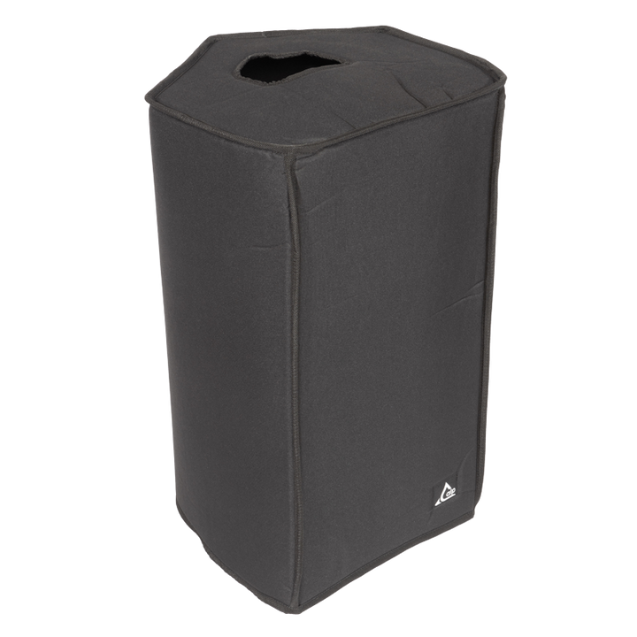 Front view of the professional cover featuring durable 1500 Denier Cordura protecting the Adamson M10 by ALP Bags