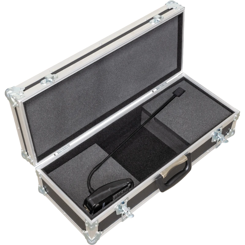 AKG CGN521STS professional tabletop gooseneck microphone requiring specialized flight case protection