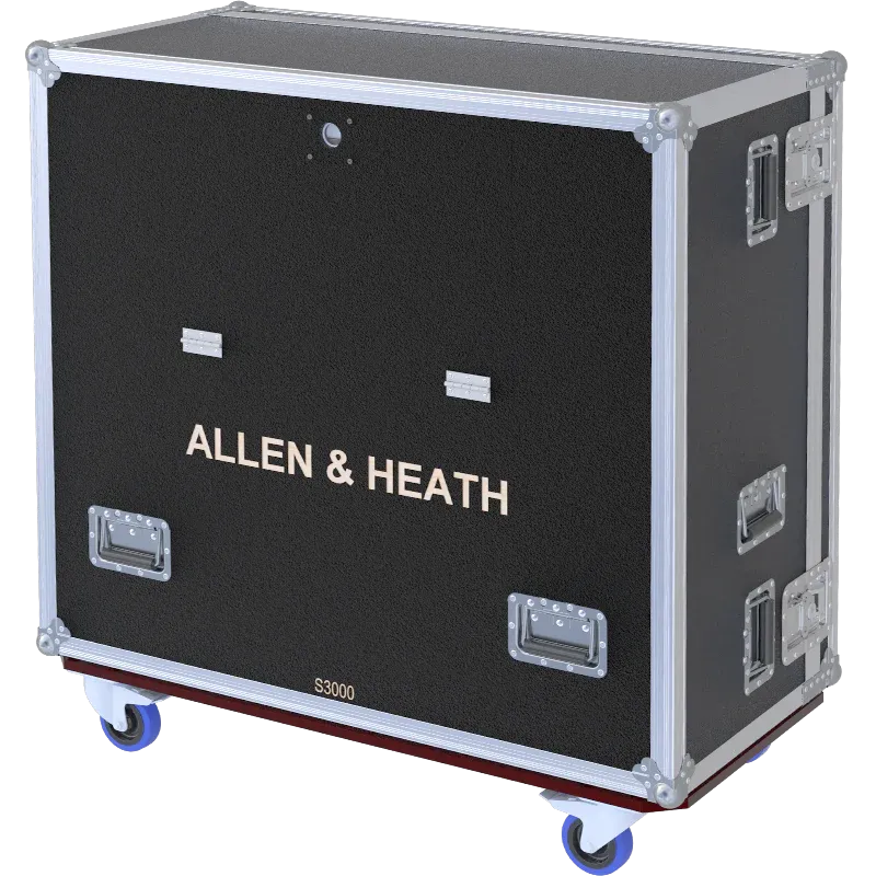 ALLEN & HEATH DLIVE S3000 LATERAL SIDE VIEW FLIGHT CASE