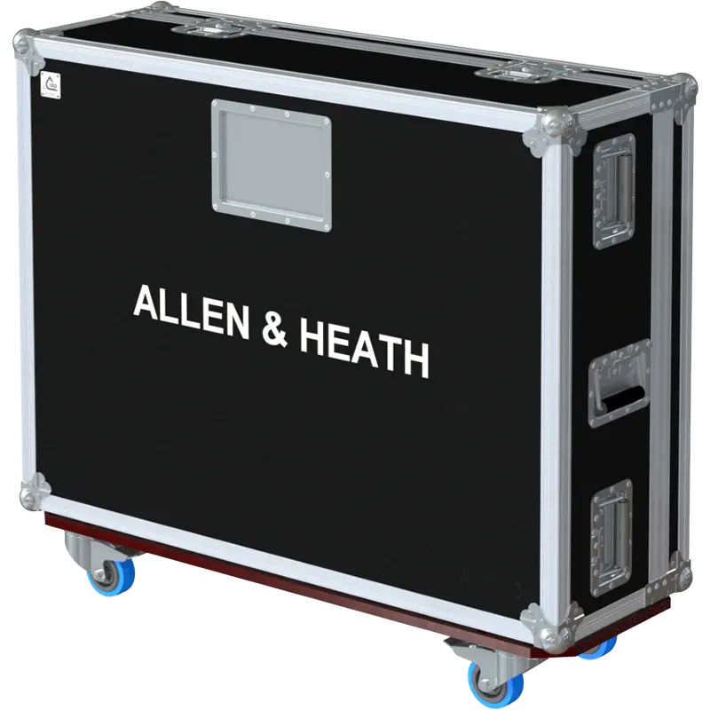 ALLEN & HEATH GLD-80 LATERAL SIDE VIEW FLIGHT CASE