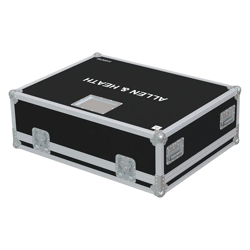 ALLEN & HEATH AVANTIS SERIE II - V2 LATERAL SIDE VIEW FLIGHT CASE BACK