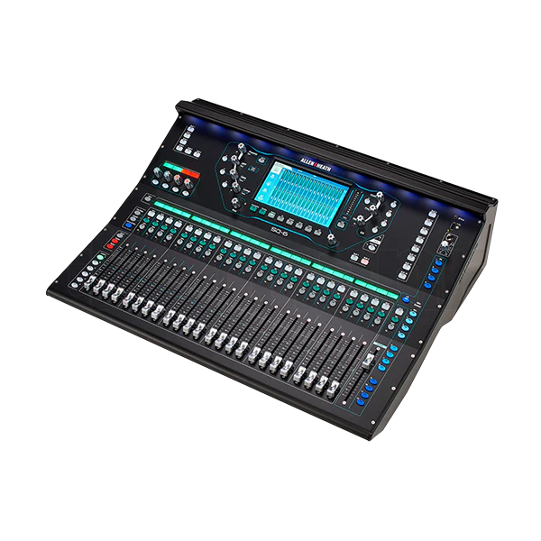Standalone view of the Allen & Heath SQ 6 digital mixing console, representing the audio equipment protected by ALP Bags.