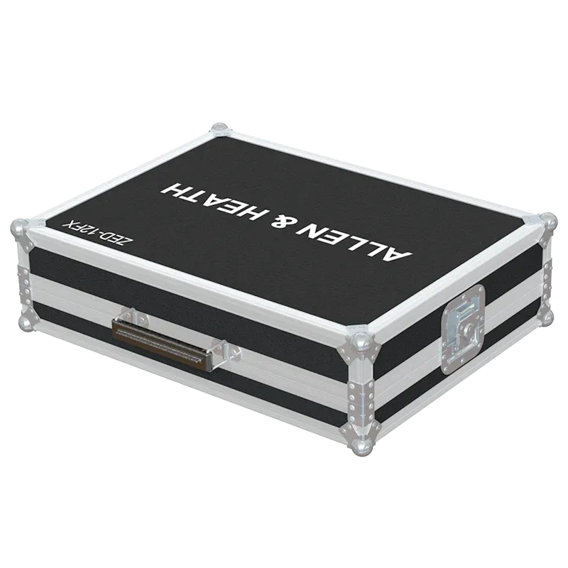 ALLEN & HEATH ZED-12FX SIDE VIEW LATERAL FLIGHT CASE