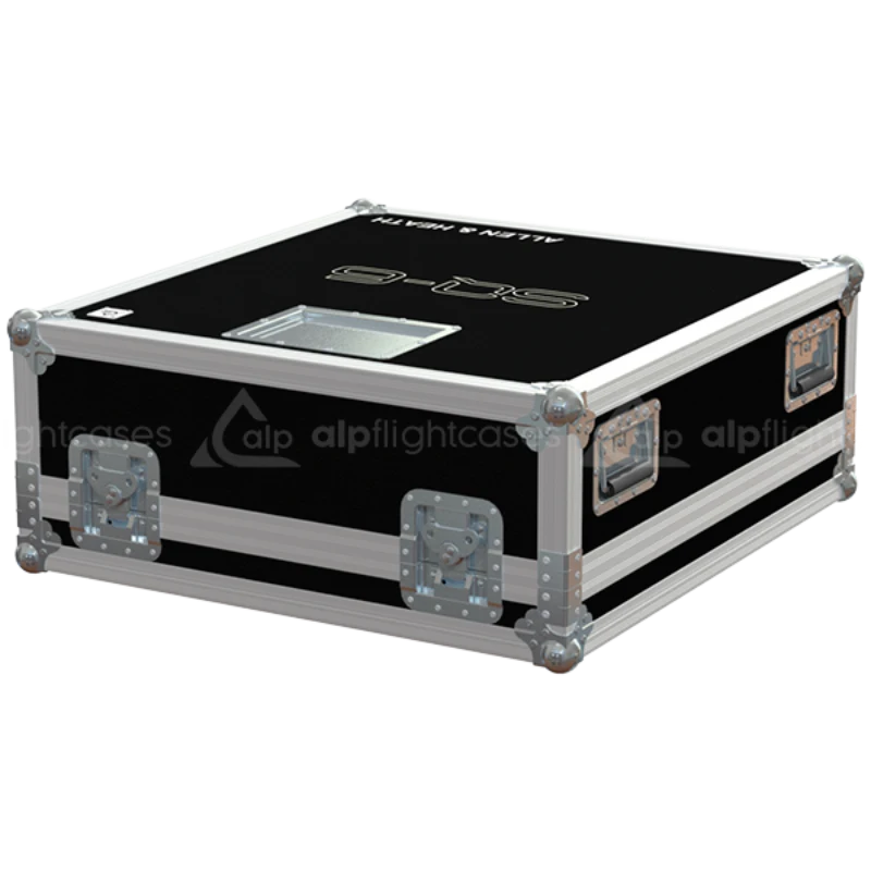 Side view of the ALP Flight Case CAP015 for Allen & Heath SQ 6 Serie III PRO