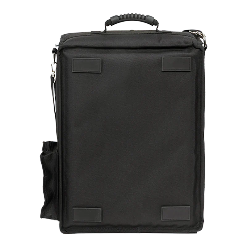 Bottom view of the ALP Bag for AlphaTheta CDJ-1500X showing 8 reinforced pads for base protection