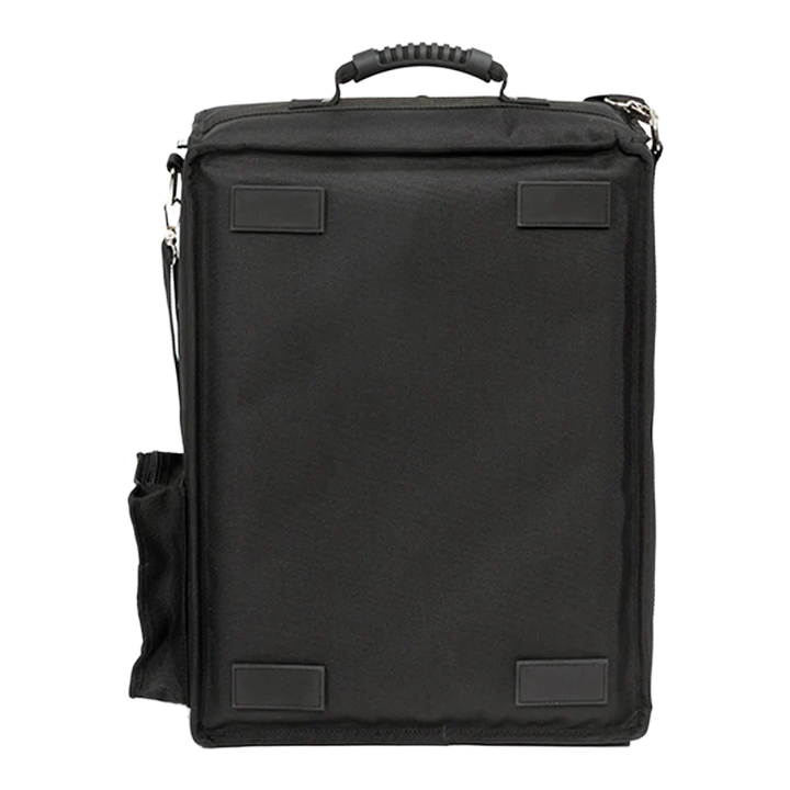 Bottom view of the ALP Bag for AlphaTheta CDJ-1500X showing 8 reinforced pads for base protection