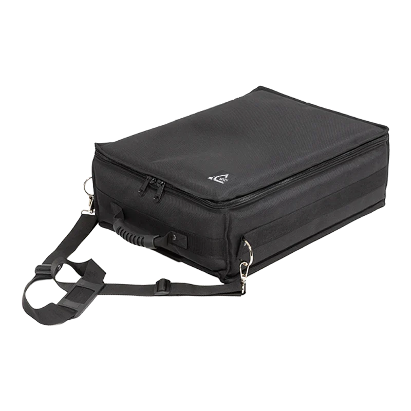 Front right view of the ALP Bag for AlphaTheta CDJ-1500X in 1500D Cordura with reinforced finishing
