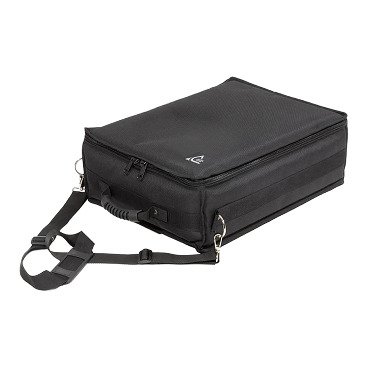 Front right view of the ALP Bag for AlphaTheta CDJ-1500X in 1500D Cordura with reinforced finishing
