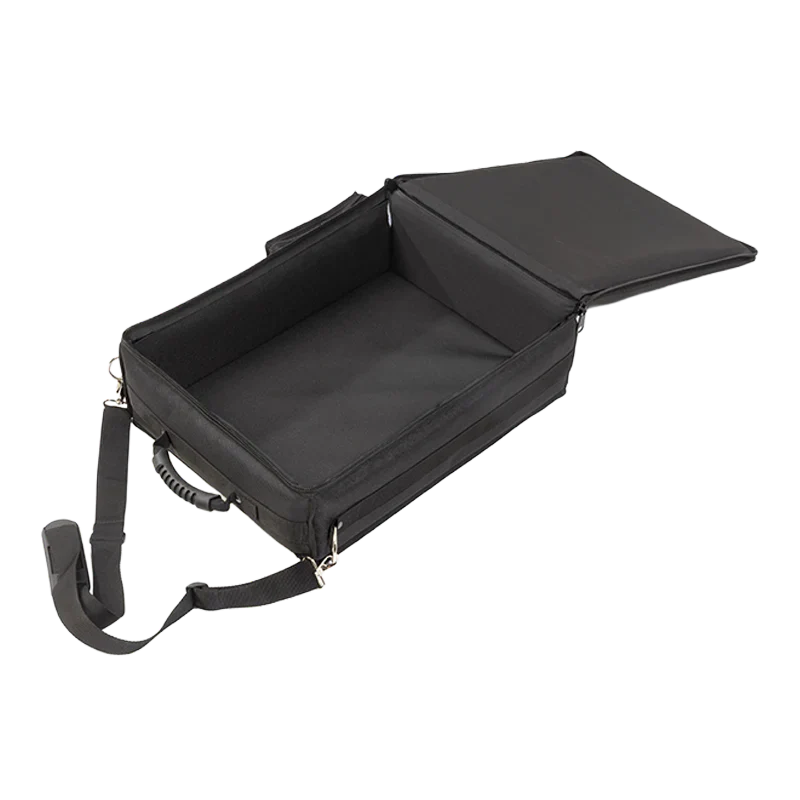 Open empty view of the ALP Bag for AlphaTheta CDJ-1500X showing the 2 x 11mm foam and Platex 3mm protective structure