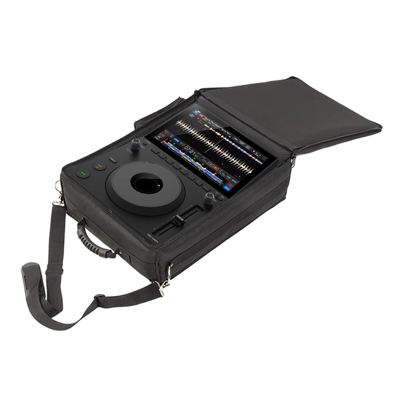 Open view of the ALP Bag with AlphaTheta CDJ-1500X media player safely positioned inside