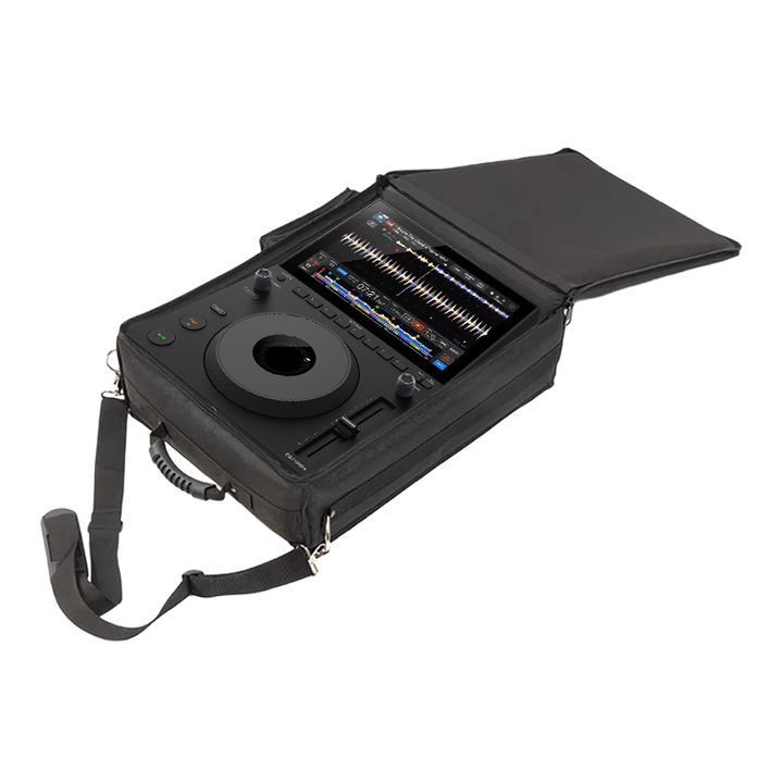 Open view of the ALP Bag with AlphaTheta CDJ-1500X media player safely positioned inside