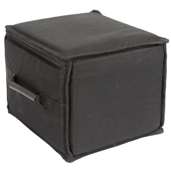 Rear view of the ALP Protective Bag for 2x NEXO ID24T showing reinforced seams and protective design