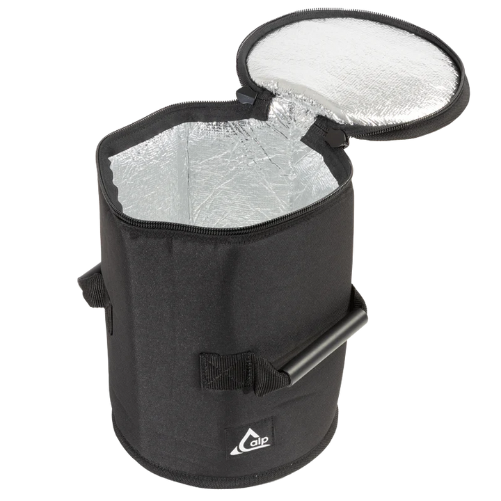 Open empty view of the ALP Bag for Beer Barrels showing 2 x 6mm foam, Platex 3mm and thermal insulation