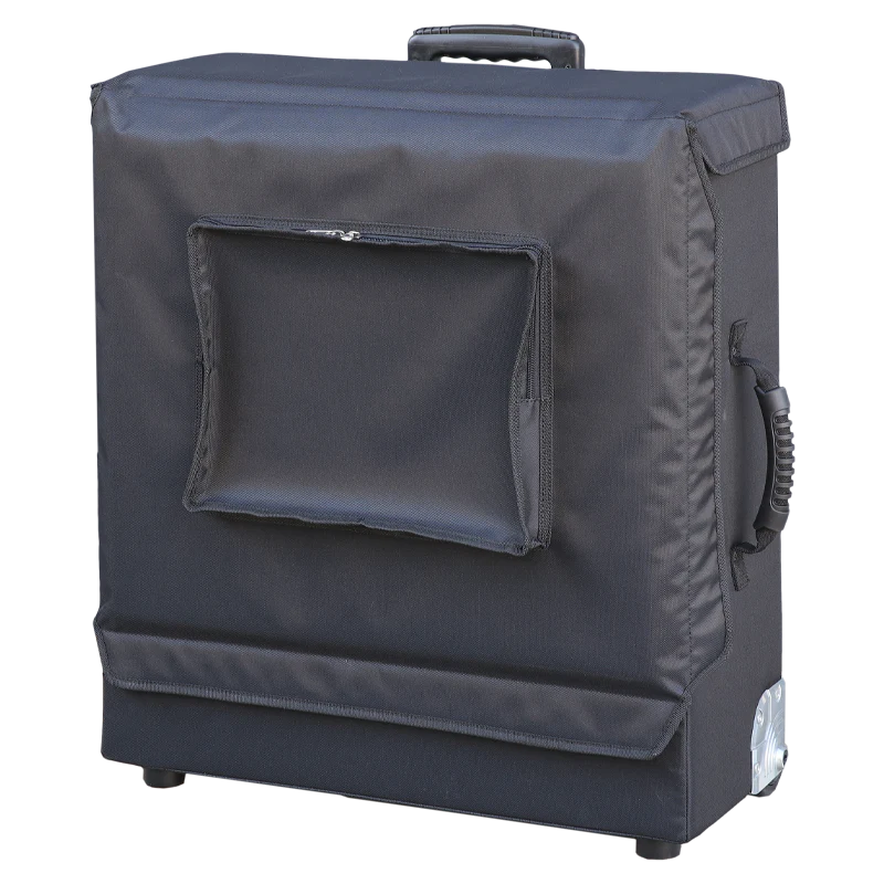 Front right view of the ALP Bag for Bottles with Trolley in 1500D Cordura with reinforced finishing