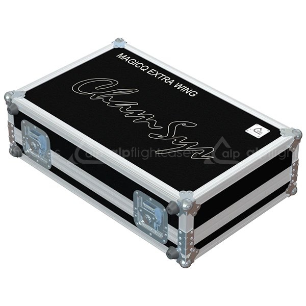 Front right view of the ALP Flight Case CLP028 for ChamSys MagicQ Extra Wing