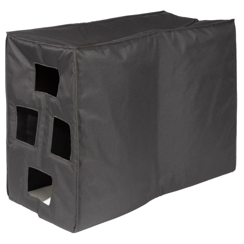 Rear view of the ALP Protective Cover for d&b SL-SUB speaker showing full enclosure and reinforced construction
