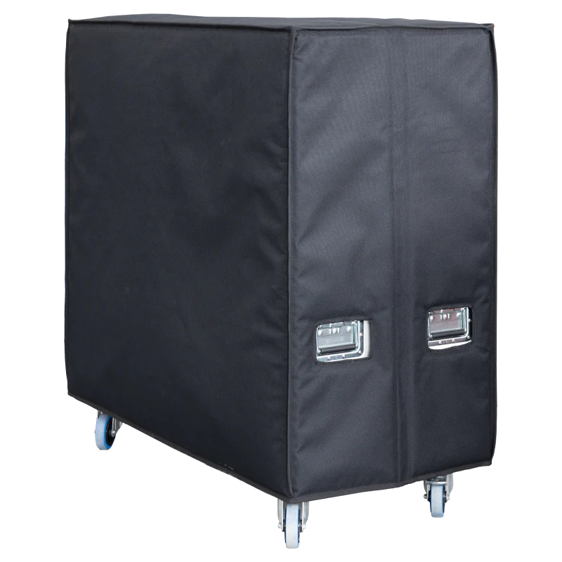 Rear view of the ALP Cover for Flight Case showing 1500D Cordura and professional reinforced finishing