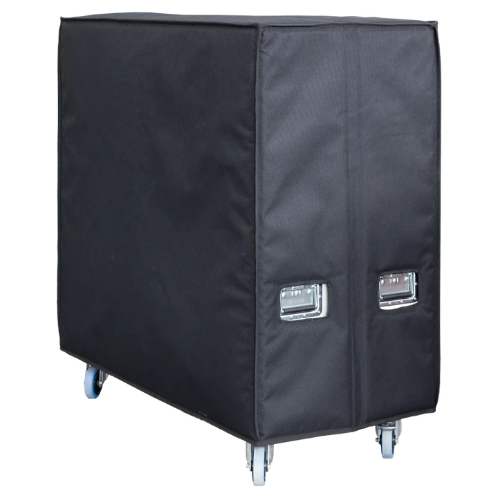 Rear view of the ALP Cover for Flight Case showing 1500D Cordura and professional reinforced finishing