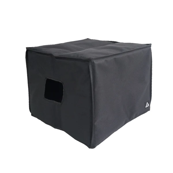 Front right view of the ALP Protective Cover for Yamaha DXS18XLF Standard Version featuring durable fabric, reinforced stitching and padded protection
