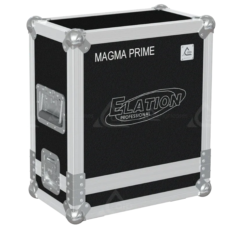 Front right view of the ALP Flight Case SE1P041 for Elation Magma Prime with PVC finishing