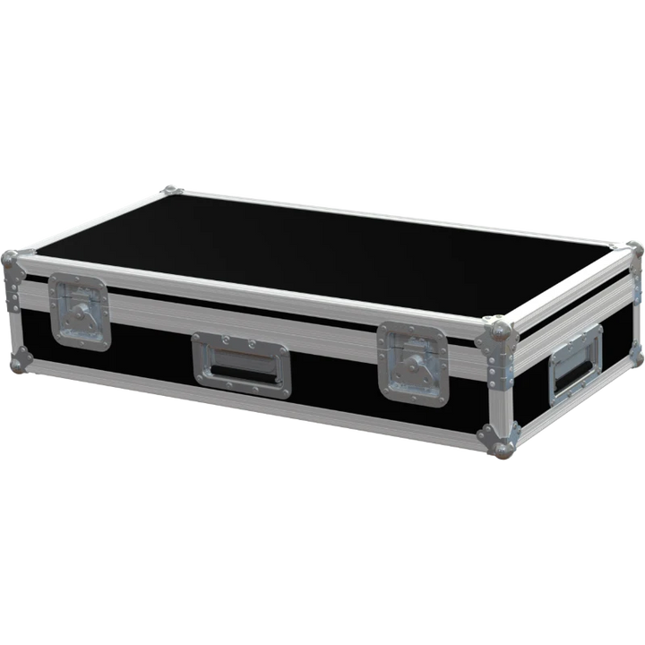 Front view of the custom ALP Flight Case for 2x AKG GN155 microphones