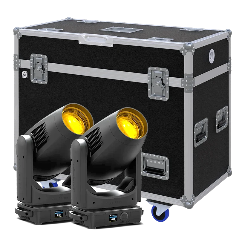 Standalone view of two Ayrton Levante / Diablo lighting fixtures