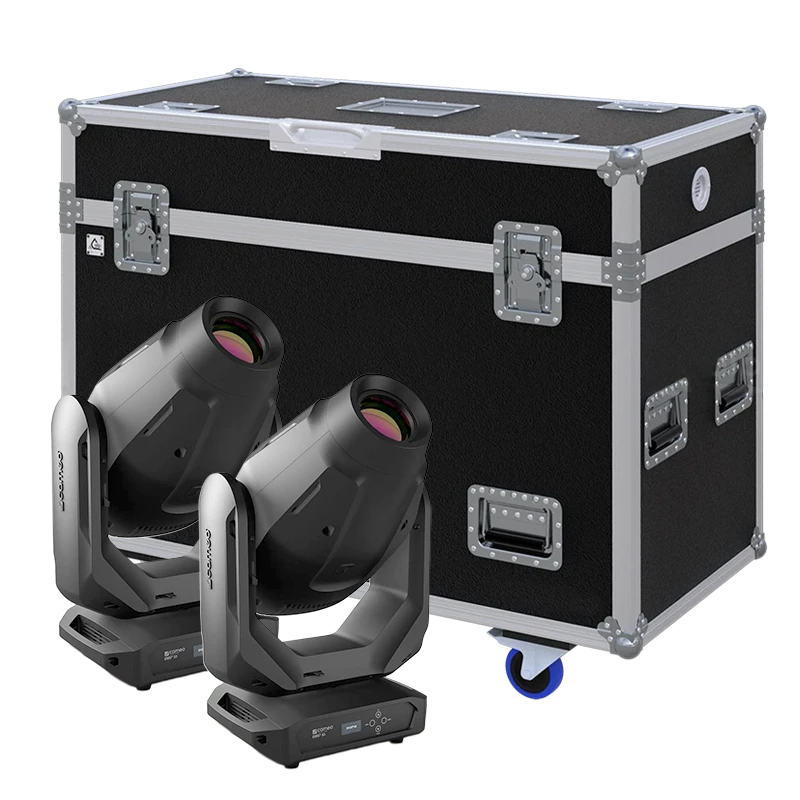 Standalone view of two Cameo EVOS S3 lighting fixtures