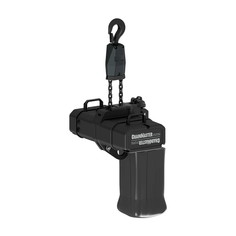 Standalone view of two ChainMaster D8+ 2T chain hoists