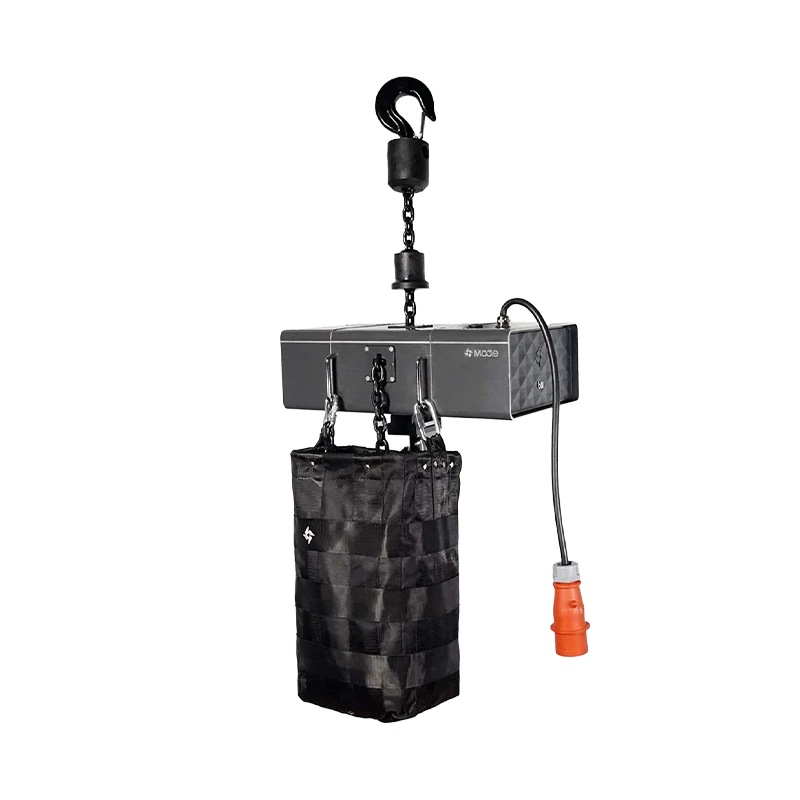Standalone view of two FOS 611 D8+ chain hoists