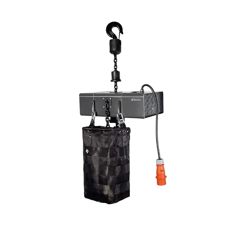 Standalone view of two FOS 611 D8+ chain hoists