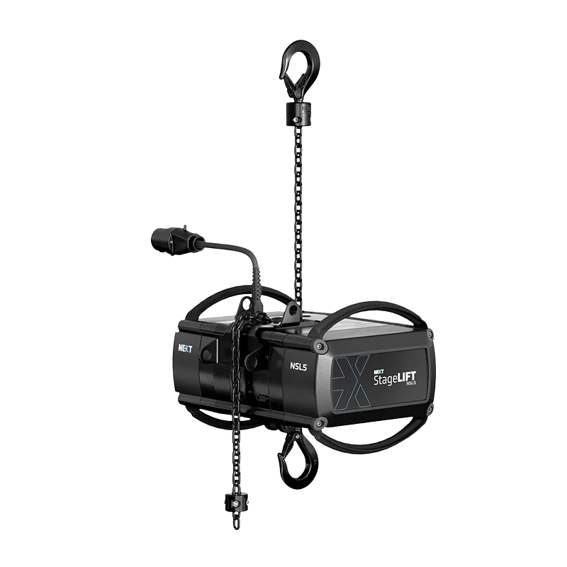 Standalone view of two Next NSL2.5 Stage Lift 500Kg units