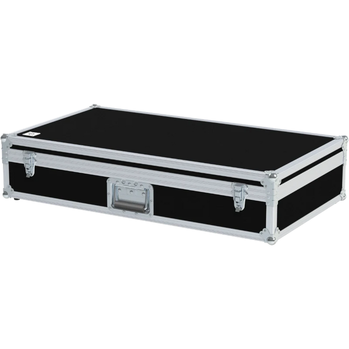 Front view of the custom ALP Flight Case for 2x Sennheiser CHG 70N-C + PSU charging kits